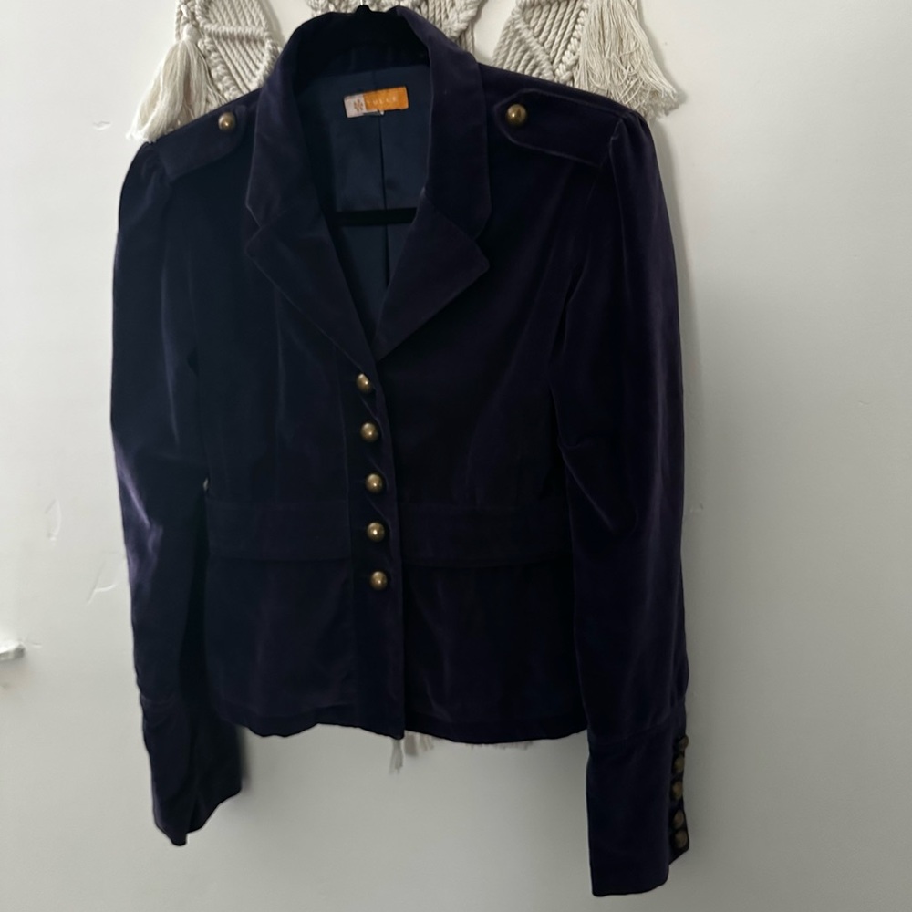 Tulle | velvet blazer